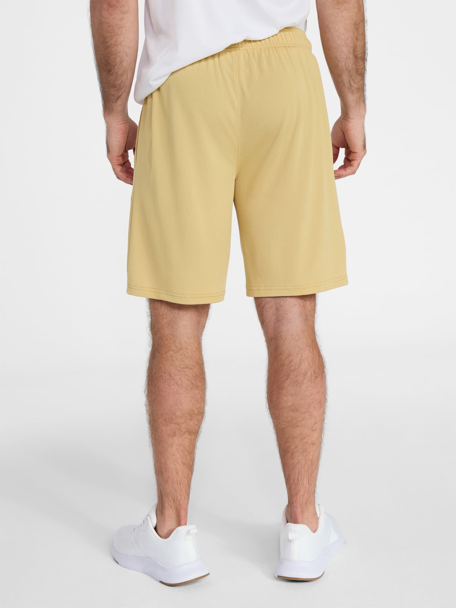 Athletic Works Men's and Big Men's Active Mesh Shorts, 9" Inseam, Sizes XS-5XL