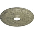 thumbnail image 3 of Ekena Millwork 17 1/2"OD x 3 5/8"ID x 1"P Munich Ceiling Medallion (Fits Canopies up to 5 5/8"), Hand-Painted Castle Stone Crackle, 3 of 6