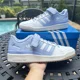 thumbnail image 1 of Ad-id-as Forum Low White Blue Dawn Men's Athletic Shoes GY0003 Size 11, 1 of 6