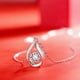 thumbnail image 3 of Elegante collar colgante de plata para mujer, cadena de 45 cm incluida, regalo de bisutería para novias, collar brillante resistente al deslustre para eventos nocturnos, cierre ajustable, 10 g, 3 of 7