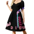 thumbnail image 3 of Vestido de manga corta DIE IN de Mel, vestido de dama de honor para mujer, vestidos de noche de lujo, 3 of 7