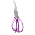 thumbnail image 3 of Tijeras de acero inoxidable para alimentos y mariscos, color morado, desmontables para una limpieza fácil Tijeras de cocina multiusos, 3 of 8