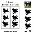 thumbnail image 1 of Autocollants Logo San Jose Requins 1,75 Po Décalcomanie (Lot de 2 Feuilles), 1 of 1