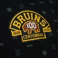 thumbnail image 4 of Men's Mitchell & Ness Black Boston Bruins 100th Anniversary Allover Print Pullover Hoodie, 4 of 4