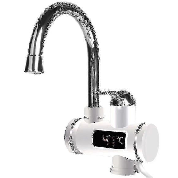 360 Electric Instant Water Heater Faucet Tap Kitchen Fast Heat Led New - European Standard