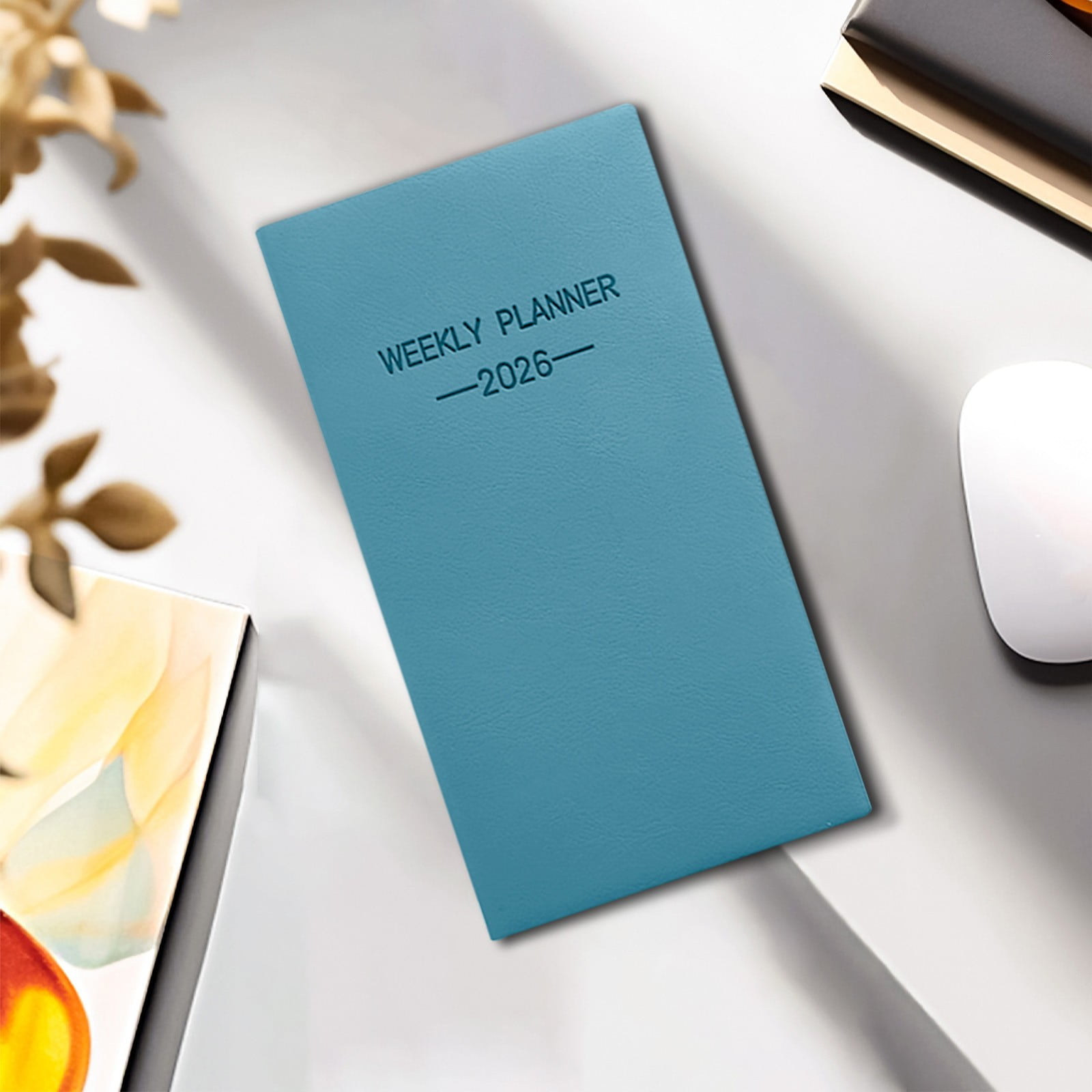 FXMLRLK 2026 Planner - 2026 Weekly Calendar Planner, January 2026 - December 2026, Portable Pocket Organizer Notebook(Blue)