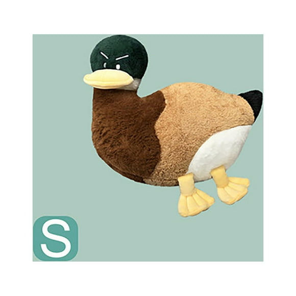 forgive The Mallard Sculpture sur Sable Couleur Morandi Jouet en Peluche Poupée Coussin Cadeau