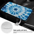 thumbnail image 7 of Yuyamidu Blue Whilpool Tie Dye Car Armrest Cover Cushion Pad Decorative Accessories Warm Auto Center Console Cover Pad Non-Slip Car Center Console Armrest Cover Fit for Most Vehicles, 7 of 7