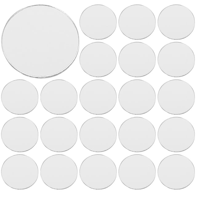 200Pcs Rond Acrylique Miroir Mur Autocollant Amovible Acrylique Miroir Décorations de la Maison