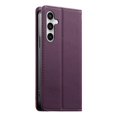 thumbnail image 4 of Funda Tipo Cartera de Cuero Sintético para Samsung Galaxy S25 FE Bloqueo RFID, con Ranuras para Tarjetas y Bolsillo para Efectivo, Cierre Magnético Fuerte Morado, 4 of 6