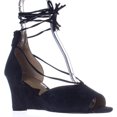 thumbnail image 1 of Womens Adrienne Vittadini Marcey Wedge Sandals - Navy Blue, 1 of 6