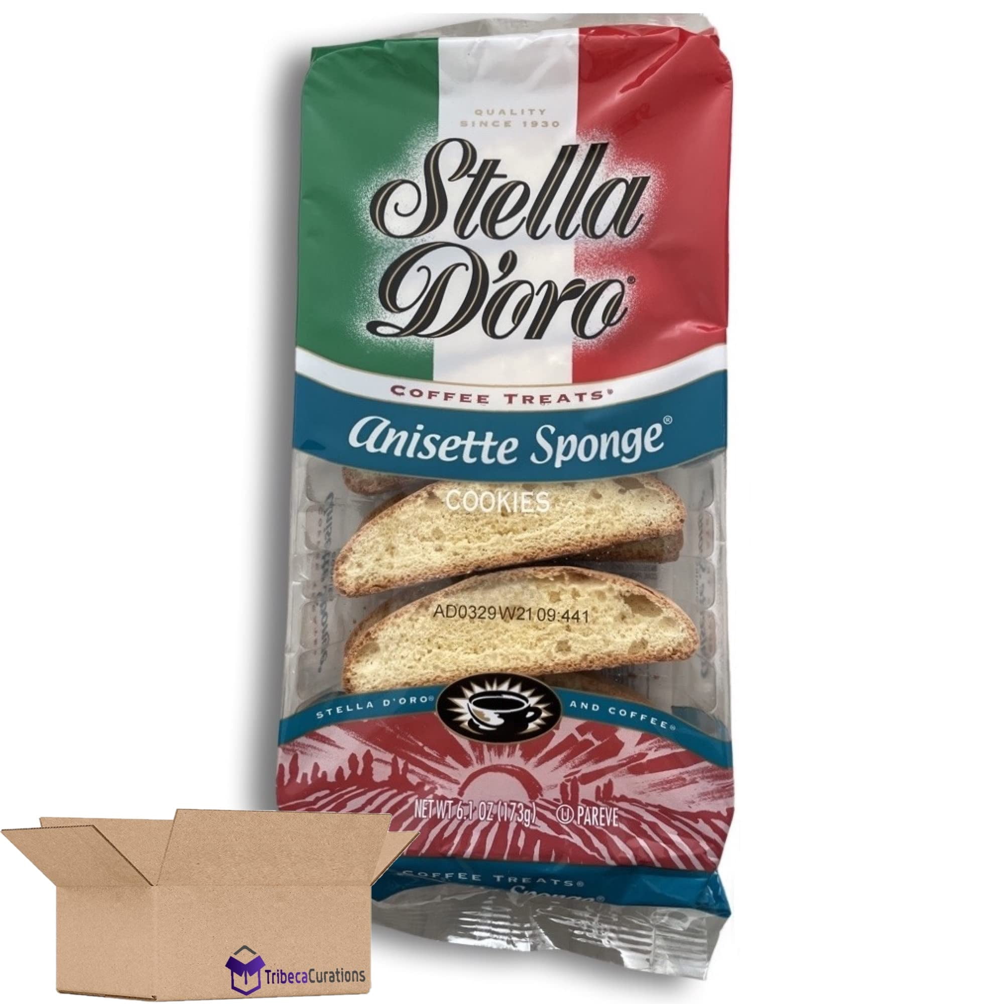 Stella D'oro Anisette Sponge Cookie Value Pack | 6.1 Ounce | Pack of 6