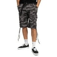 thumbnail image 4 of Victorious Men's Belted Twill Camo Cargo Short DS2065 - Black - 28, 4 of 9