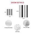 thumbnail image 7 of Black Gray Striped Kitchen Dish Towels for Drying Dishes Set of 2, Farmhouse Stripe Art Waffle Weave Microfiber Hand Tea Bathroom Towels Quick Dry & Absorbent Towel 15.7x23.6, 7 of 7
