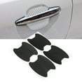 thumbnail image 4 of Cubierta del Cuenco de la Manija de la Puerta 4 Uds Protector de Fibra de Carbono Embellecedor Pegatinas Antiarañazos para Coche Camión Universal ANGGREK Otros, 4 of 8