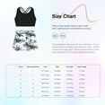 thumbnail image 6 of YiZYiF Girls Two Piece Activewear Swimwear Floral Print Tank Top with Athletic Shorts Outfit Set Green Coconut Tree 14, 6 of 6