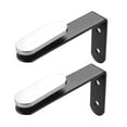 thumbnail image 3 of 2 clips separadores de escritorio, clips de separación, fijaciones de liberación rápida, prácticos, división del espacio de trabajo, fácil instalación Negro, 3 of 8