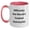 White/Pink, variant on Funny Hairstylist Gifts for Men, Unique Two Tone Coffee Mugs, Gifts from Friends for Hairstylist - Officially 'The World's Coolest Hairstylist' Quote