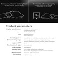 thumbnail image 3 of Smartwatch Monitor de ritmo cardíaco inteligente Podómetro GPS Fitness Sangre Azul Sunnimix Reloj inteligente con forma de brazalete, 3 of 8