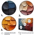 thumbnail image 3 of Designart "Forest Red Wood composition III" Modern Floater Framed Wall Decor, 3 of 7