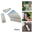 thumbnail image 1 of Aluminum Plant Labels Set 50 Waterproof Metal Tree Tags With Wire Ties, 1 of 5