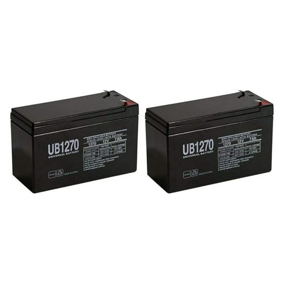 Universal Power Group 12V 7AH Bruno Electra-Ride Stairlifts Battery Battery ES7-12 Replacement - 2 Pack