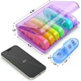 thumbnail image 7 of Weekly Pill Organizer 3 Times a Day, Color-Coded for Easy Tracking | Large 7 Day Pill Box 3 Times a Day, Portable Pill Case for Medication, Vitamins, Fish Oil and Supplements, Dual Protection, 7 of 7