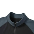 thumbnail image 4 of Dagegui Track Coats for Men Full Zip Raglan Long Sleeve Sweatshirt Big and Tall Outdoor Athletic Jacket with Pockets Black M, 4 of 7