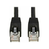 Eaton Tripp Lite Series Cat8 40G Snagless SSTP Ethernet Cable RJ45 M/M PoE Black 10 ft. 3.1 m