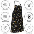 thumbnail image 5 of Kdxio Gold Dog Paw Apron with Pockets Adjustable Kitchen Aprons for Men Women Waterproof Aprons for Cooking,Drawing,Crafting, Baking Household Cleaning, 5 of 5