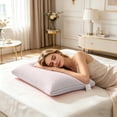 thumbnail image 4 of Tarmeek Quilted Pillow Core with PP Cotton Fill, 650g Low Profile Bed Pillow for Sleeping, 29x19 Inch Khaki Soft Supportive Pillow for Back Side and Stomach Sleepers, 4 of 6