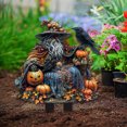 thumbnail image 6 of Mikilon Halloween Elder Pumpkin Acrylic Decoration Potted Plants Scene Decoration Props Decoration Plaques for Yard colorful, 6 of 6