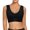 Black, variant on Sngxgn Women Strappy Sports Bra Yoga Bras Padded Backless Medium Support Tops(A,L)