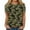 Green, variant on Short Sleeve Shirts For Women Casual Dressy O Neck Women'S Summer Tops Camouflage Tees Casual Soft Blouses Spring Clothes Girls Army Green L
