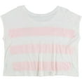thumbnail image 2 of TRULY MADLY DEEPLY Womens Striped Heart Graphic T-Shirt, Multicoloured, Small, 2 of 2