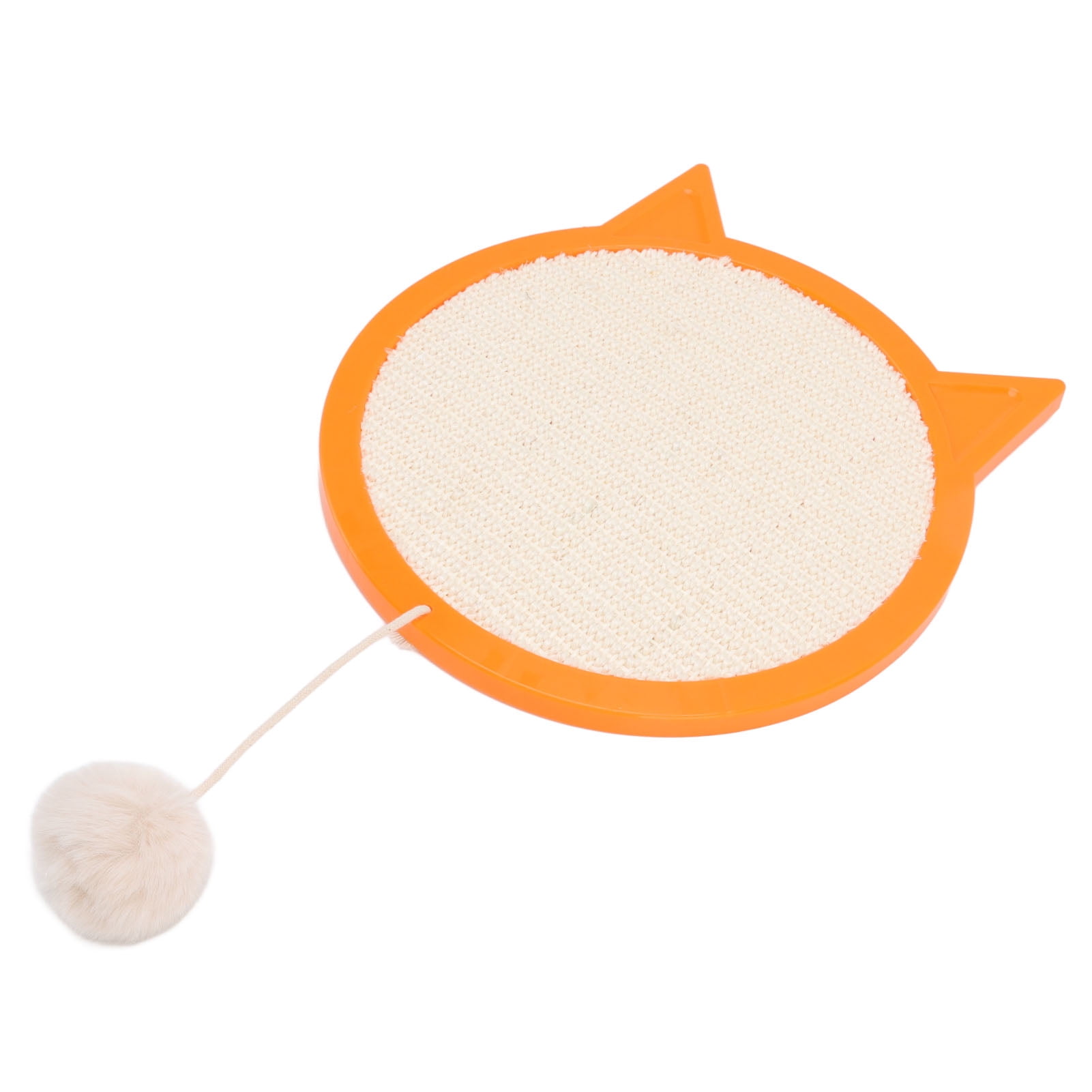 NFTIGB Cat Scratching Pad Sisal Scratcher Mat with Strong Suction Cups Decorative Furniture Protection for Home Type A, Light Brown, 12.6 inches / 32 cm