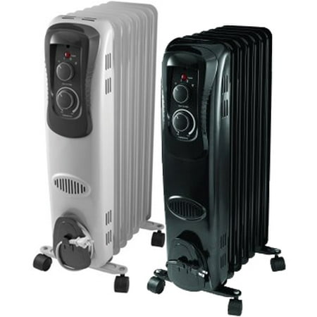 Mainstays, Oil Filled Radiant, Electric Radiator Style Heater, Buy 2 and Save Bundle