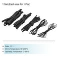 thumbnail image 3 of Silicone Heat Shrink Tubing Set 1.7:1 Ratio ID 1/2/3/4/5mm 3.3ft Silicone Rubber Hose Insulation Sleeve Black, 3 of 5