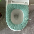 thumbnail image 5 of Wuztai Soft Thick Toilet Seat Cover, Warm Stretchable Washable Cloth Pads For Bathroom Comfort, Acrylic Toilet Seat Cover Pads With Secure Ring, 5 of 5
