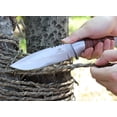 thumbnail image 3 of Mossy Oak 3-Pack Hunting Knives, Leather Wrapped with Sheath, 5" Stainless Steel Blade Length, 3 of 11