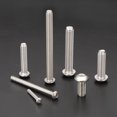 thumbnail image 5 of Uxcell M8-1.25x80mm Button Head Socket Cap Screws, 4 Pcs 304 Stainless Steel Hex Socket Cap Screw, 5 of 6