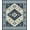 Navy Blue Ivory, Pattern 8, variant on ODIKA Herringbone Geometric Boho Lattice Interlocking Zigzag Stripes for Living Room, Under Sectional, Family , Non-Slip Flatwoven
