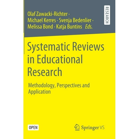 Systematic Reviews in Educational Research: Methodology, Perspectives and Application, (Hardcover)