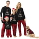 thumbnail image 2 of Pijamas navideños WakeUple para familia, conjuntos de pijamas navideños a juego, pijamas navideños rojos clásicos para mujeres, hombres, niños, bebés y perros, 2 of 3