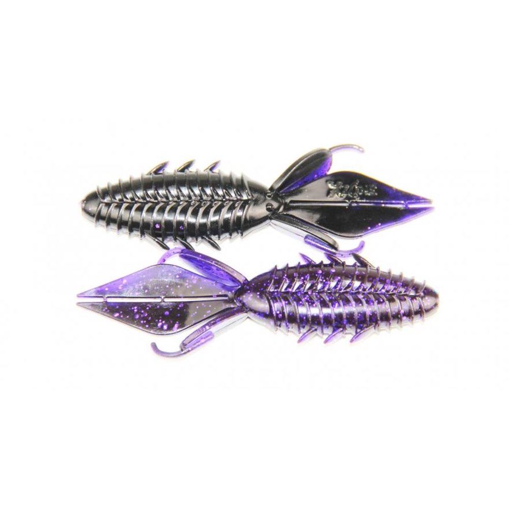 X Zone Fishing Lure 17977 4" Adrenaline Bug Purple Shadow 8 Per Bag