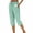 Plaid-Green, variant on Capri Pants for Women 2026 Plaid Drawstring Elastic Waist Cropped Pants with Pockets, S-3XL