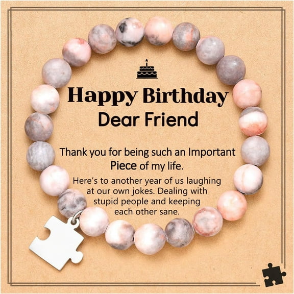 Grandma Birthday Gifts Happy Birthday Card Grandmother Bracelet Best Grandma Gift Idea for Elderly Women