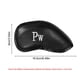 thumbnail image 5 of 12 Uds. Cubiertas de cabeza de hierro para palos de Golf Protector de cabeza portátil para palos de Golf (negro), 5 of 5