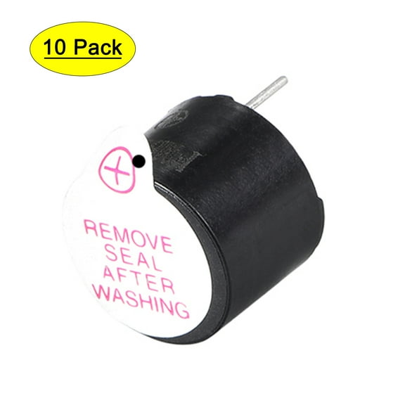 Unique Bargains 10Pcs DC 3V Active Electronic Buzzer Alarm Beeper Continuous Sound 80dB Speaker 2 Terminals