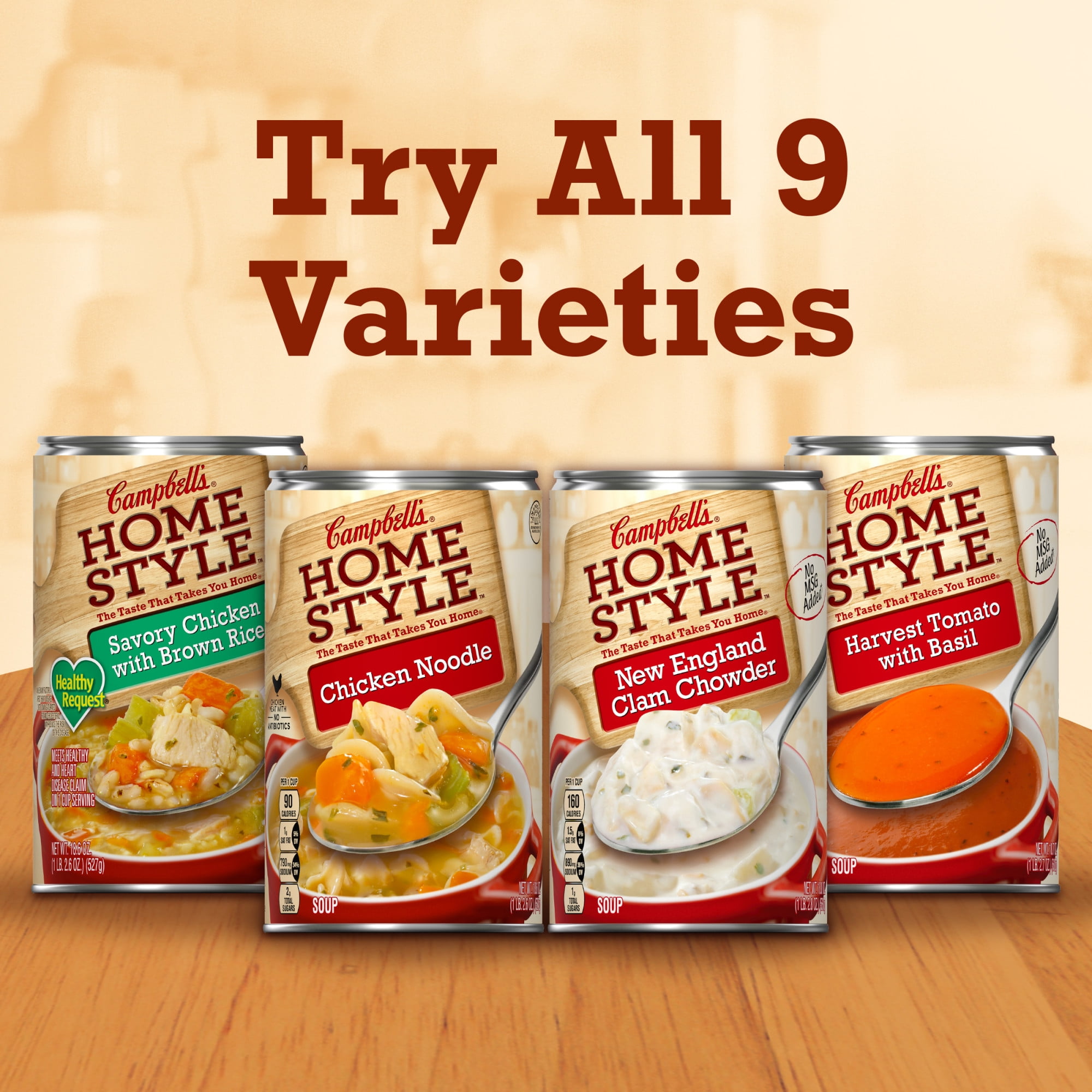 Campbell’s Homestyle Soup, Chicken Noodle Soup, 18.6 oz Can
